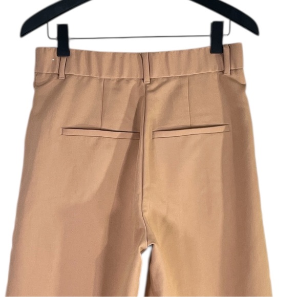 Abercrombie & Fitch Harper Tailored Ultra Wide Leg Pant size 8 short in Brown - Picture 8 of 8